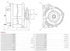 Generator 12 V AS-PL A3617S Bild Generator 12 V AS-PL A3617S