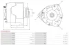 Generator 12 V AS-PL A4104(DENSO) Bild Generator 12 V AS-PL A4104(DENSO)