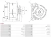 Generator 12 V AS-PL A4108 Bild Generator 12 V AS-PL A4108