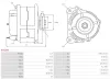 Generator 12 V AS-PL A4133S Bild Generator 12 V AS-PL A4133S