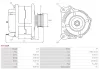 Generator 12 V AS-PL A5018SR Bild Generator 12 V AS-PL A5018SR