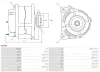 Generator 12 V AS-PL A5088 Bild Generator 12 V AS-PL A5088