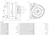 Generator 12 V AS-PL A5092 Bild Generator 12 V AS-PL A5092