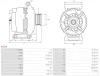 Generator 12 V AS-PL A5123 Bild Generator 12 V AS-PL A5123