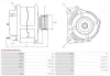 Generator 12 V AS-PL A5294(MITSUBISHI) Bild Generator 12 V AS-PL A5294(MITSUBISHI)