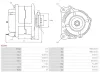Generator 12 V AS-PL A5347 Bild Generator 12 V AS-PL A5347