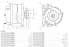 Generator 12 V AS-PL A5539S Bild Generator 12 V AS-PL A5539S