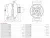 Generator 12 V AS-PL A6079(DENSO) Bild Generator 12 V AS-PL A6079(DENSO)