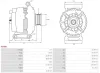Generator 12 V AS-PL A6080 Bild Generator 12 V AS-PL A6080
