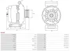 Generator 12 V AS-PL A6096 Bild Generator 12 V AS-PL A6096