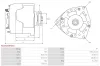 Generator 12 V AS-PL A6191(DENSO) Bild Generator 12 V AS-PL A6191(DENSO)