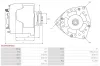 Generator 12 V AS-PL A6199(DENSO) Bild Generator 12 V AS-PL A6199(DENSO)