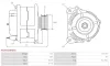 Generator 12 V AS-PL A6200(DENSO) Bild Generator 12 V AS-PL A6200(DENSO)