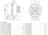 Generator 12 V AS-PL A6248(DENSO) Bild Generator 12 V AS-PL A6248(DENSO)