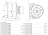 Generator 12 V AS-PL A6270(DENSO) Bild Generator 12 V AS-PL A6270(DENSO)
