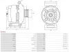 Generator 12 V AS-PL A6404S Bild Generator 12 V AS-PL A6404S