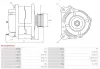 Generator 12 V AS-PL A6415(DENSO) Bild Generator 12 V AS-PL A6415(DENSO)