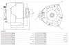 Generator 12 V AS-PL A6460S Bild Generator 12 V AS-PL A6460S