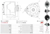 Generator 12 V AS-PL A6509S Bild Generator 12 V AS-PL A6509S