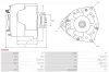 Generator 12 V AS-PL A6593S Bild Generator 12 V AS-PL A6593S