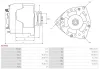 Generator 12 V AS-PL A6705S Bild Generator 12 V AS-PL A6705S