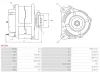 Generator 12 V AS-PL A6710S Bild Generator 12 V AS-PL A6710S