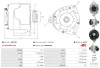 Generator 12 V AS-PL A6714S Bild Generator 12 V AS-PL A6714S