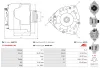 Generator 12 V AS-PL A6811S Bild Generator 12 V AS-PL A6811S