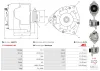 Generator 12 V AS-PL A6831S Bild Generator 12 V AS-PL A6831S