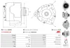 Generator 12 V AS-PL A6903S Bild Generator 12 V AS-PL A6903S