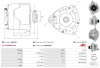 Generator 12 V AS-PL A6911S Bild Generator 12 V AS-PL A6911S