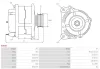 Generator 12 V AS-PL A3239(VALEO) Bild Generator 12 V AS-PL A3239(VALEO)