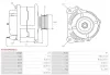Generator 12 V AS-PL A9105(MANDO) Bild Generator 12 V AS-PL A9105(MANDO)