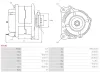 Generator 12 V AS-PL A9136 Bild Generator 12 V AS-PL A9136