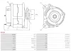 Generator 12 V AS-PL A9234 Bild Generator 12 V AS-PL A9234