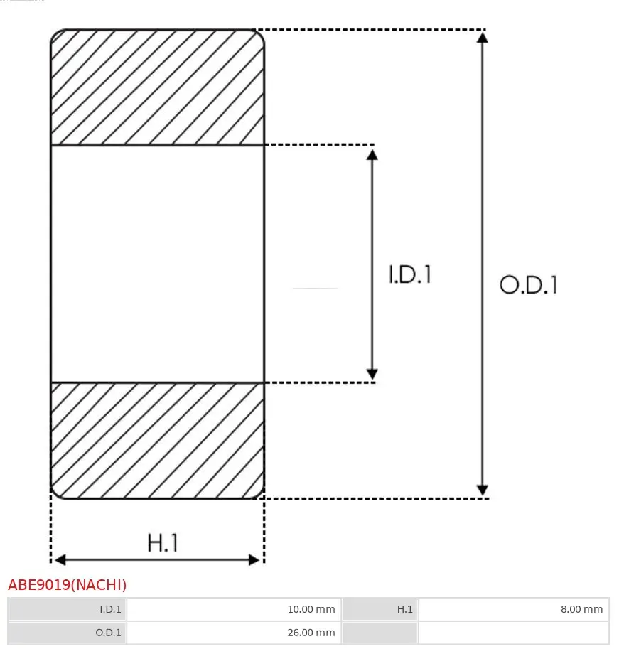 Lager AS-PL ABE9019(NACHI) Bild Lager AS-PL ABE9019(NACHI)