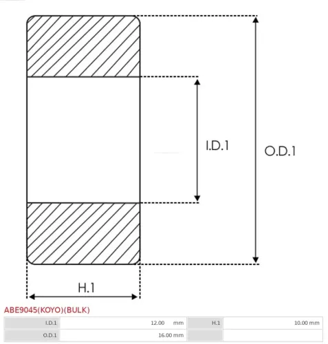 Lager AS-PL ABE9045(KOYO)(BULK) Bild Lager AS-PL ABE9045(KOYO)(BULK)