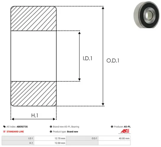 Lager AS-PL ABE9273S Bild Lager AS-PL ABE9273S