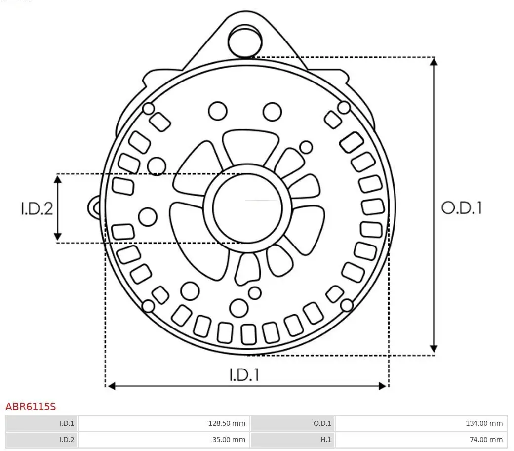Starter 12 V 1,1 kW AS-PL S1263S