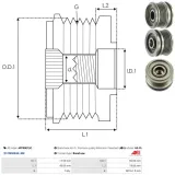 Generatorfreilauf AS-PL AFP5009(V)