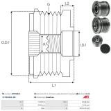 Generatorfreilauf AS-PL AFP3002(V)