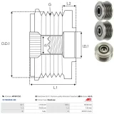 Generatorfreilauf AS-PL AFP9006(V)
