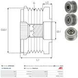 Generatorfreilauf AS-PL AFP2002(V)