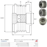 Generatorfreilauf AS-PL AFP6015(V)