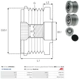 Generatorfreilauf AS-PL AFP3014(V)