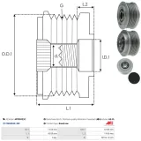 Generatorfreilauf AS-PL AFP4002(V)