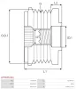 Generatorfreilauf AS-PL AFP0035(INA) Bild Generatorfreilauf AS-PL AFP0035(INA)
