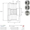 Generatorfreilauf AS-PL AFP0037(V) Bild Generatorfreilauf AS-PL AFP0037(V)