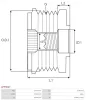 Generatorfreilauf AS-PL AFP0047 Bild Generatorfreilauf AS-PL AFP0047