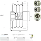 Generatorfreilauf AS-PL AFP1004(INA)